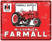 Farmall Super H Sign - 18"x12"