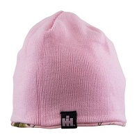 IH Women's Reversible Pink Camo Fleece Knit Beanie