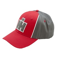 IH Gray & Red Patch Logo Cap