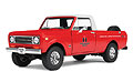 Red 1/25th Scale 1979 Scout Terra w/ "International Trucks" on side