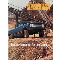 Sales Brochure for 1969 Light Duty All Wheel Drive IH International Harvester Trucks & Scout