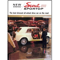 1967 IH International Harvester Scout 800 Sport-top Color Sales Brochure