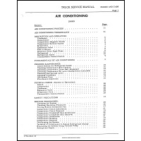 Air Conditioning Service Supplement for 1976-77 Scout II, Terra or Traveler