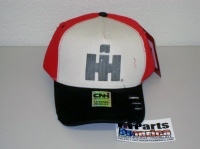 IH Distressed Logo Black, Gray & Red Cap