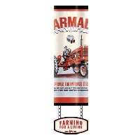 Farmall American Heritage Arched Linked Tin Sign