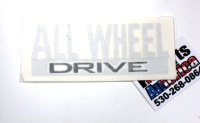 All Wheel Drive Emblem Decal