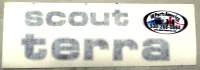 Scout Terra Decal for 1979 & Down