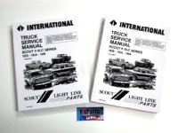 Service Manual Set for 1978-80 IH International Harvester Scout II, Terra or Traveler