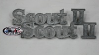 Quarter Panel Emblem Set for 1971-80 Scout II - Unfinished