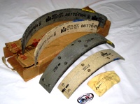 NOS - New Old Stock Brake Shoe Lining Set - 1 3/4" Wide