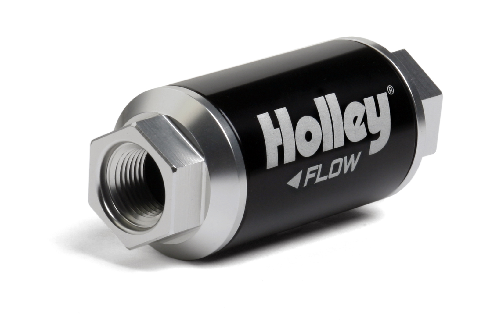 Holley Billet HP Fuel Filter - 3/8NPT 100-Micron 100GPH