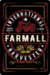 Farmall IH Parts Quality Metal Sign