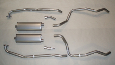 Complete Dual Exhaust System for 1971-78 Scout II w/ IH V8 Engine