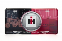 IH Farmall Metal License Plate