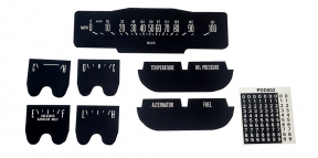 100 MPH Gauge Decal Set for 1971-80 Scout II, Terra, Traveler & 1969-75 Pickup & Travelall