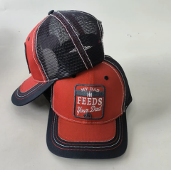 International Harvester "My Dad Feeds Your Dad" Toddler Trucker Cap