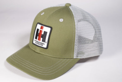 INTERNATIONAL HARVESTER Green and Grey Trucker Cap