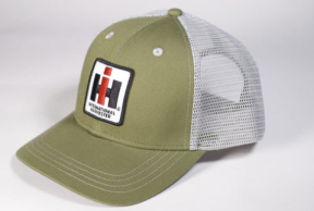 INTERNATIONAL HARVESTER Green and Grey Trucker Cap