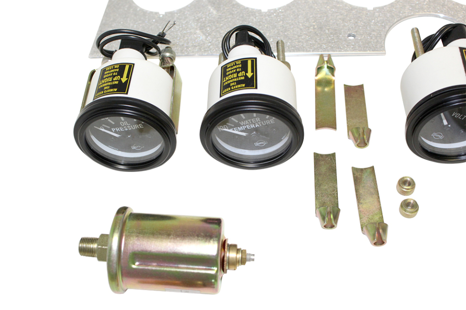 CPT Dash Panel Kit w/ Isspro Gauges for 1966-71 Scout 800, 800A, 800B