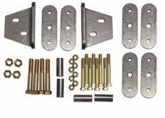 CPT 4" Heavy Duty Front & Rear Shackle Kit w/ Factory Swaybar for 1971-80 Scout II, Terra, Traveler