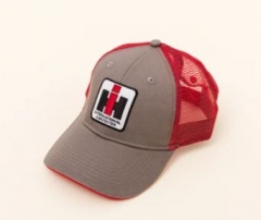 International Harvester Youth Red and Grey Two-Tone Trucker Cap