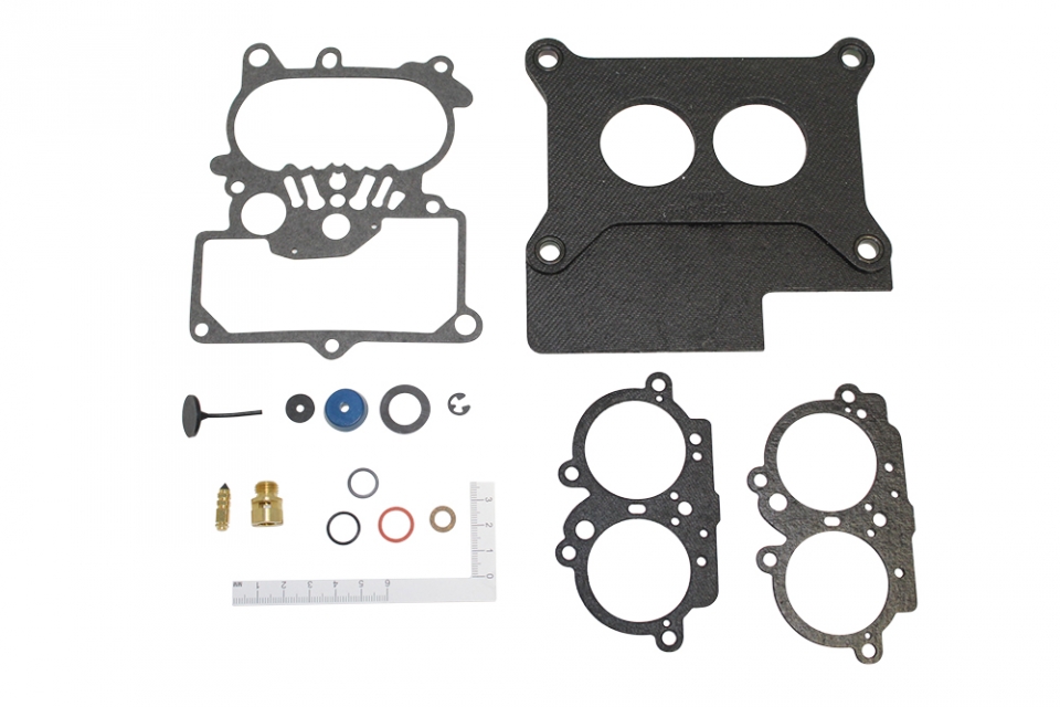 NFS 7448 Holley 350 CFM Carburetor Rebuild Kit - 2 Barrel, Modern Fuel Friendly, Blue