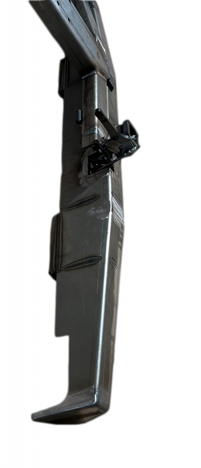 Harmon Kustoms Rear Bumper with Swing-Away Tire Carrier for 1971-80 Scout II, Terra or Traveler