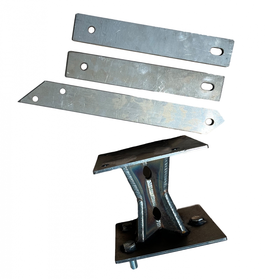 Harmon Kustoms Rear Bumper with Swing-Away Tire Carrier for 1971-80 Scout II, Terra or Traveler