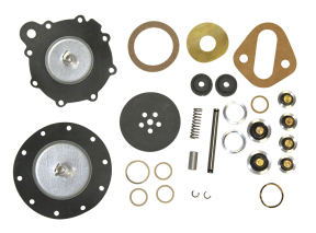 Fuel Pump Rebuild Kit for Dual Action Fuel Pump with External Fuel Filter on IH 4cyl Engines