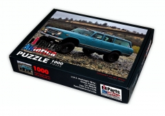 1000 Piece IHPA Puzzle - Blue Travelall on the River