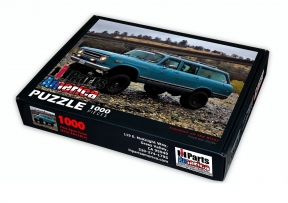 1000 Piece IHPA Puzzle - Blue Travelall on the River