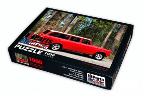 1000 Piece IHPA Puzzle - Red Travelall Airing Up