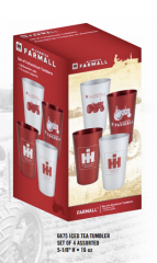 IH Iced Tea Tumbler Set of 4 - 5 1/8" 16oz