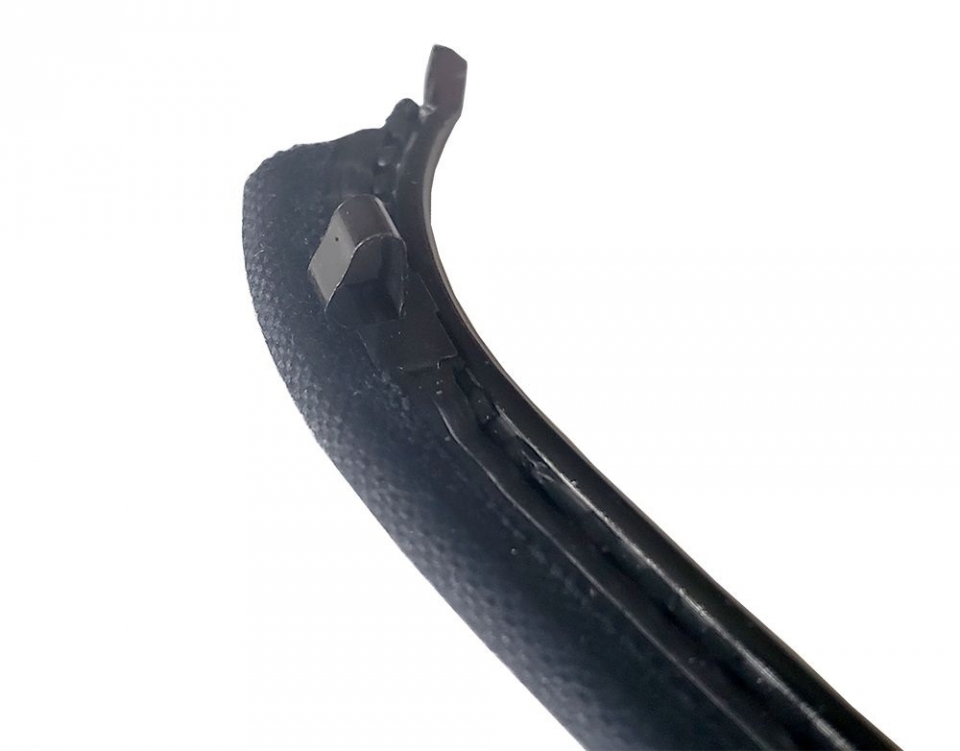 Belt Weatherstrip Set for 1961-68 IH 2 Door Pickup - Black Metal Finish