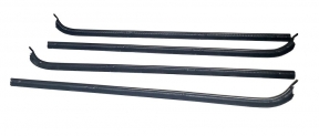 Belt Weatherstrip Set for 1961-68 IH 2 Door Pickup - Black Metal Finish