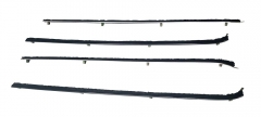 Belt Weatherstrip Set for 1961-68 IH 2 Door Pickup - Stainless Steel Finish