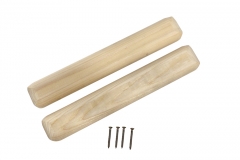 Wood Reproduction Rear Bench Seat Arm Rest for Scout 80 or 800 - Pair