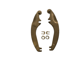 11" Brakes Curved Ebrake Arms With Clips - Pair