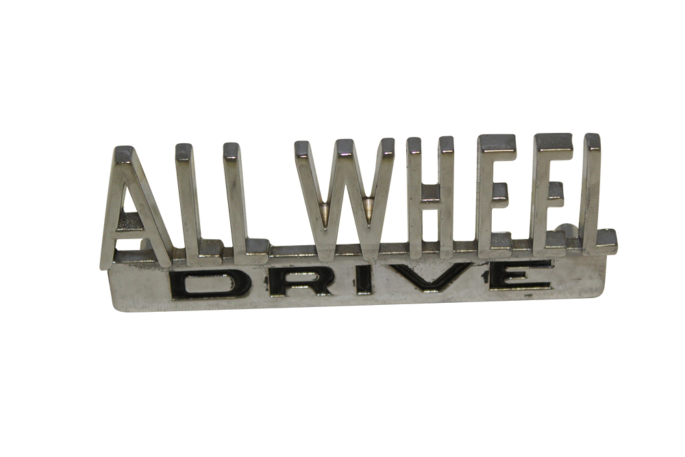 IH Parts America: All Wheel Drive Emblem for 1961-71 Scout 80