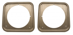 Billet Aluminum Headlight Trim Rings for 1975-79 Scout II