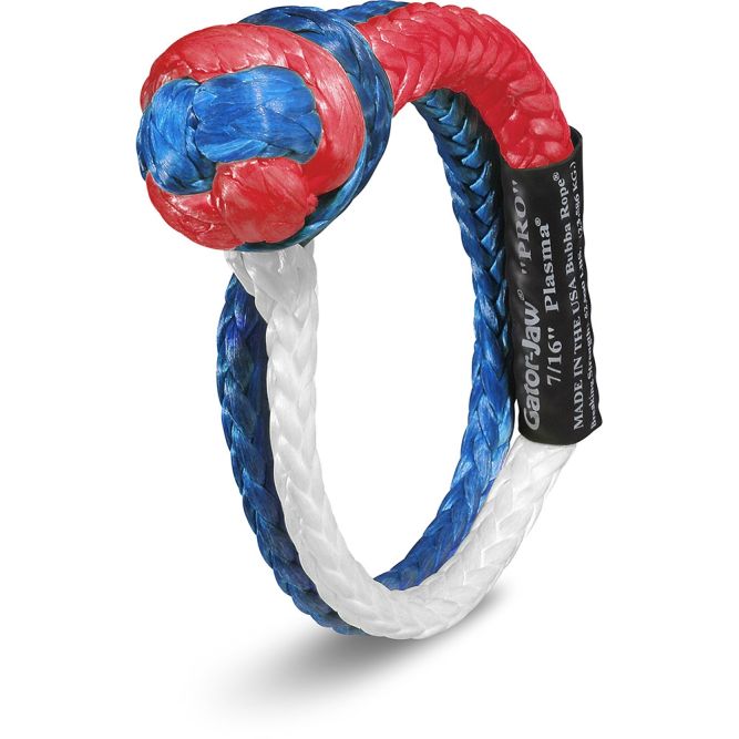 Bubba Off-Road Recovery Limited Edition Patriot 7/16" Gator-Jaw PRO Synthetic Soft Shackle