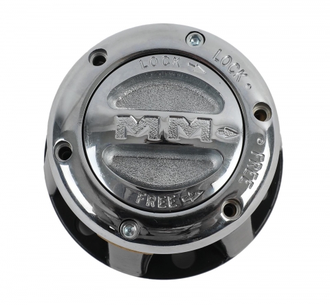 Mile Marker Locking Hub Set for 1961-71 Scout 80 or 800 w/10 Spline Axles