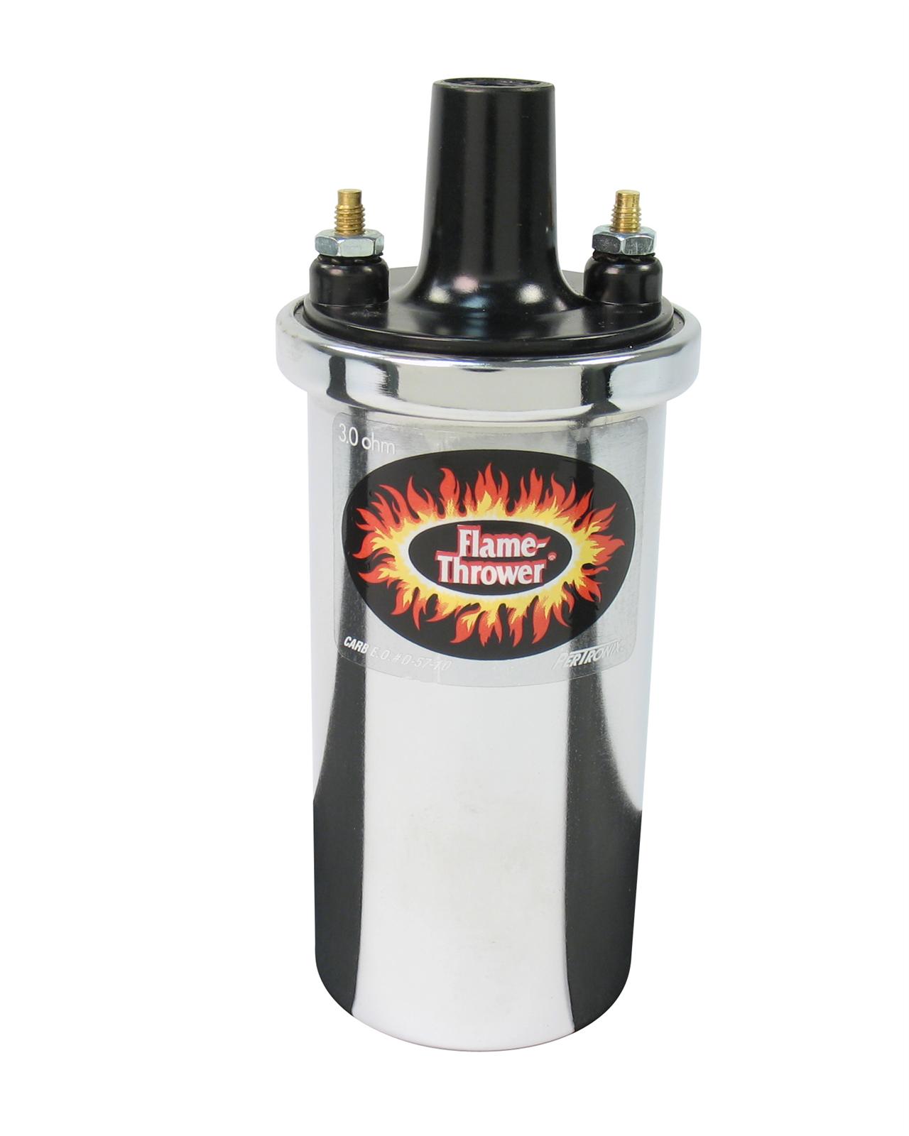 PerTronix Flame-Thrower Coil - Chrome Oil Filled 1.5 ohm 40001 PerTronix Flame-Thrower Coil - Chrome Oil Filled 1.5 ohm 40001