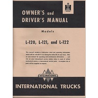 International L-120, L-121, L-122 Series Truck Operator's Manual