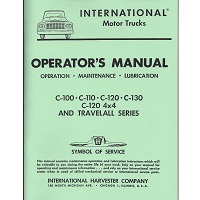 Truck Operator's Manual for 1961-63 International C-100 to C-130 Including 4X4 & Travelall