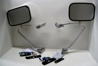 Stainless Steel Ford Style Mirror - Use on Scout, Scout II, Pickup & More!