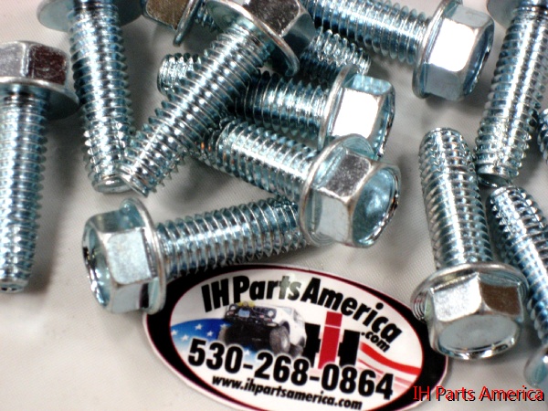 3/8"-16 x 1-1/4" Hex Washer Head Threaded Cutting Bolt