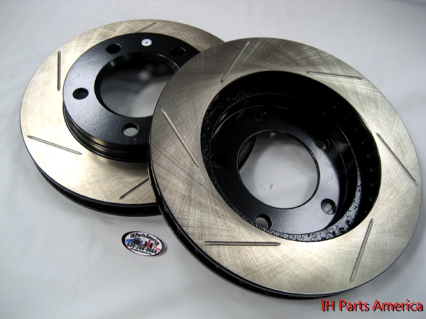 Slotted Brake Rotor Set 74-80 Scout II, Terra, Traveler or 74-75 1/2 Ton 4x4 Pickup & Travelall