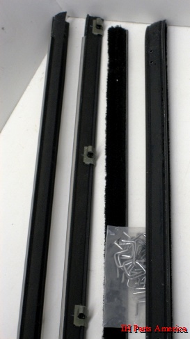 Door Window Felt Kit For 1961 71 Scout 80 800 W Roll Up Windows