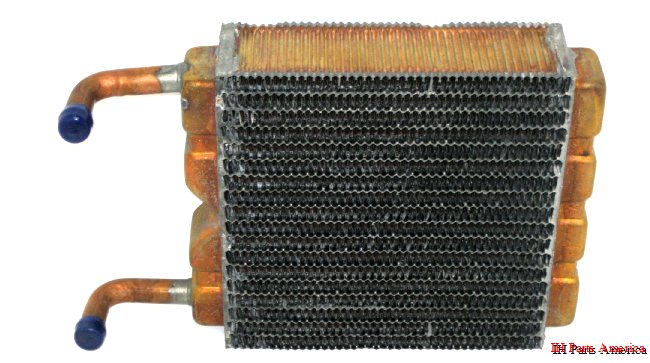Heater Core w/ Curved Hose Fittings for 1971-77 Scout II, Terra or Traveler